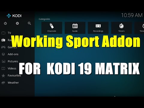 You are currently viewing BEST WORKING SPORT ADDON FOR KODI 19 MATRIX